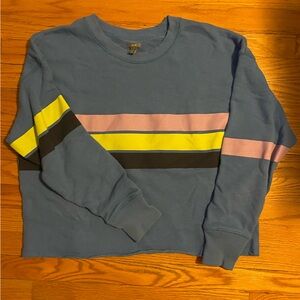 Aerie retro stripped sweatshirt
